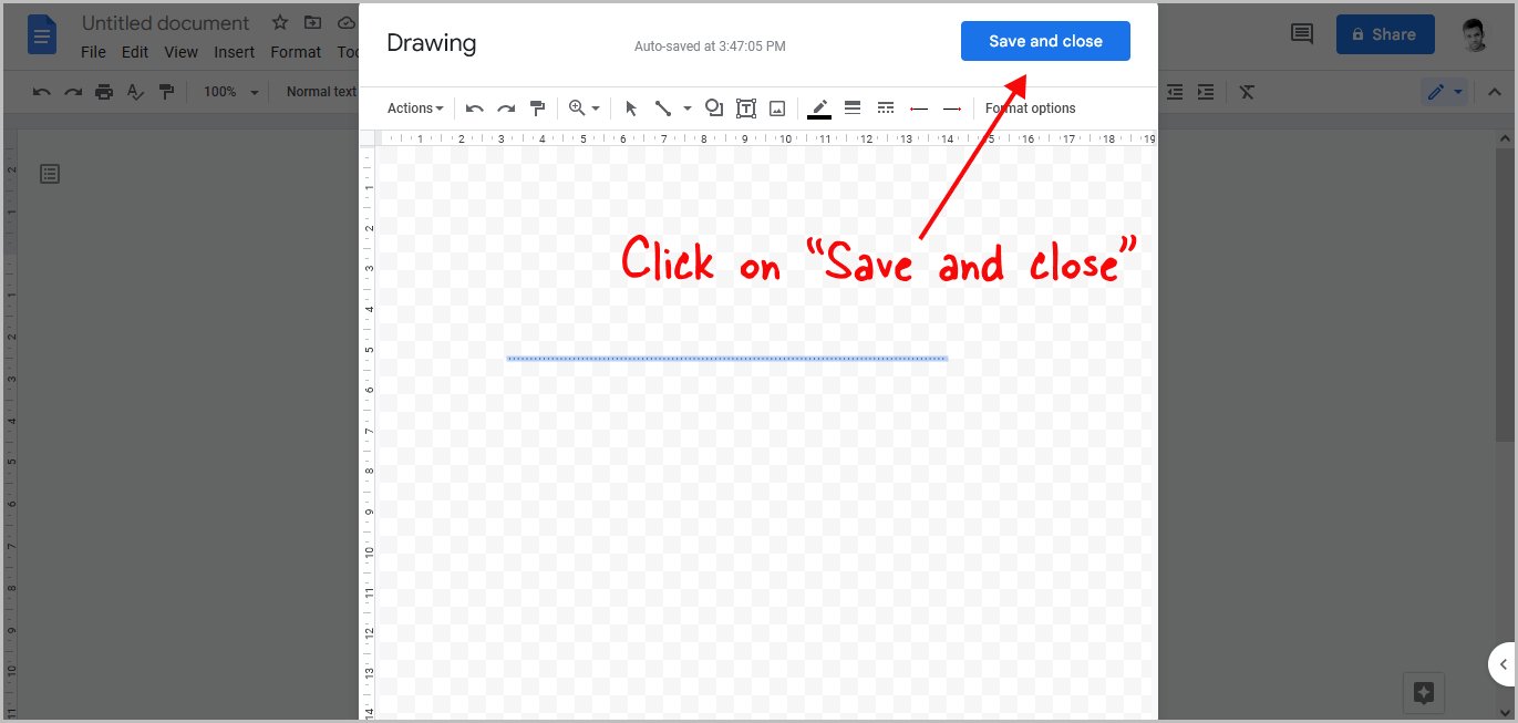 How to Add Dotted Line in Google Docs Step-4 How to Add Dotted Line in Google Docs