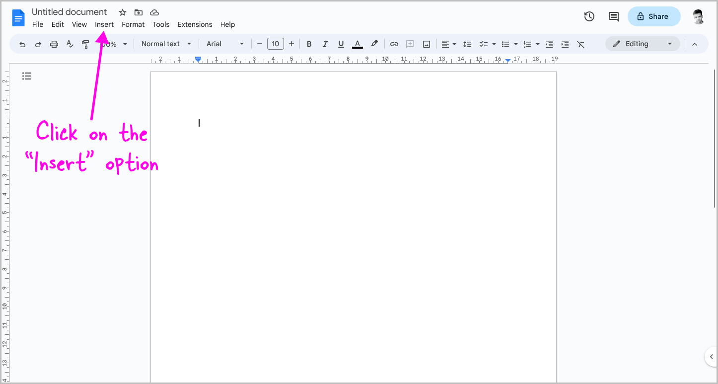 How to Insert HEIC Into Google Docs Step-2 How to Insert HEIC Into Google Docs