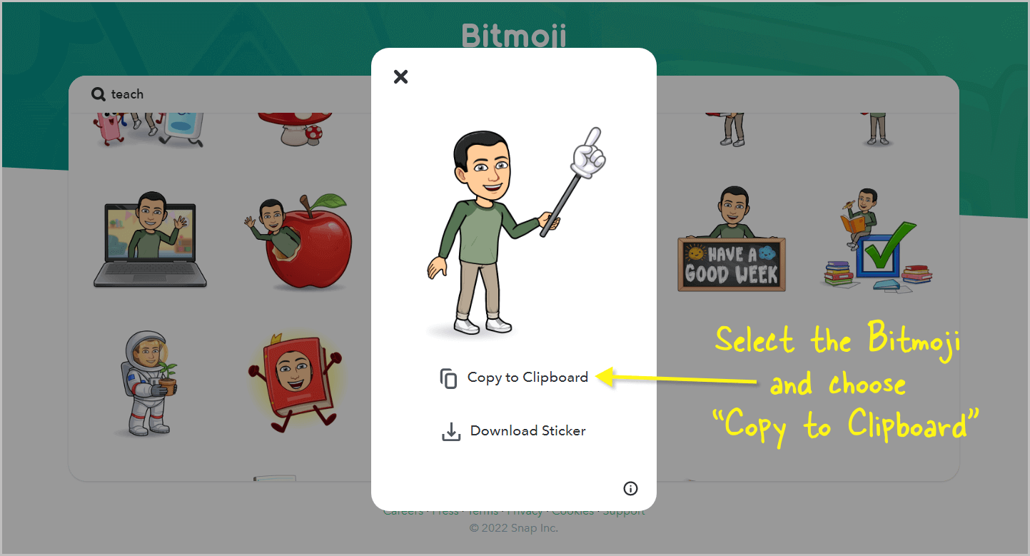 How to Add Your Bitmoji to Google Slides Step-4 How to Add Your Bitmoji to Google Slides