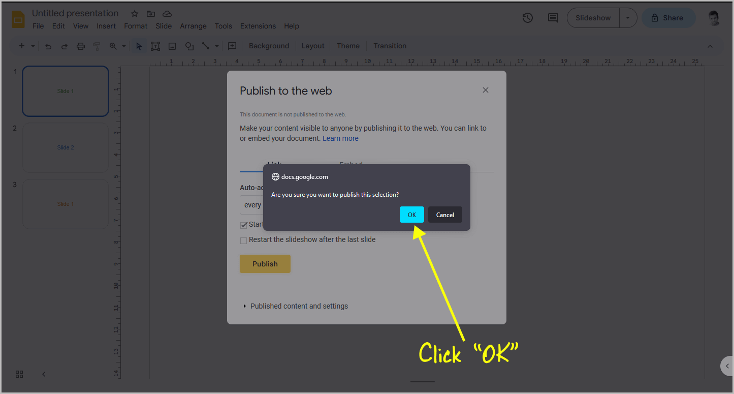 How to Time Google Slides for 20 Seconds Step-4.2 How to Time Google Slides for 20 Seconds