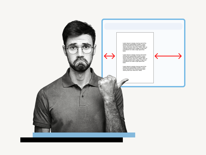 Why is My Google Doc Shifted to the Left?