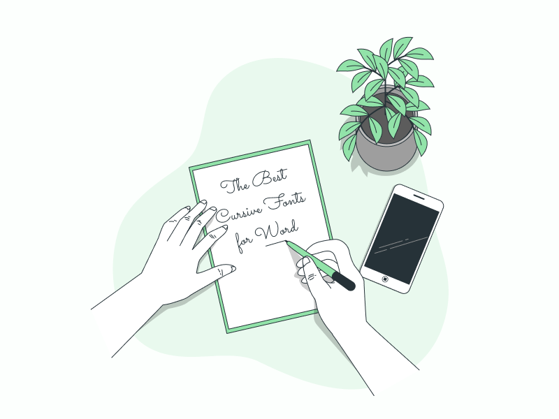 The Best Cursive Fonts for Word