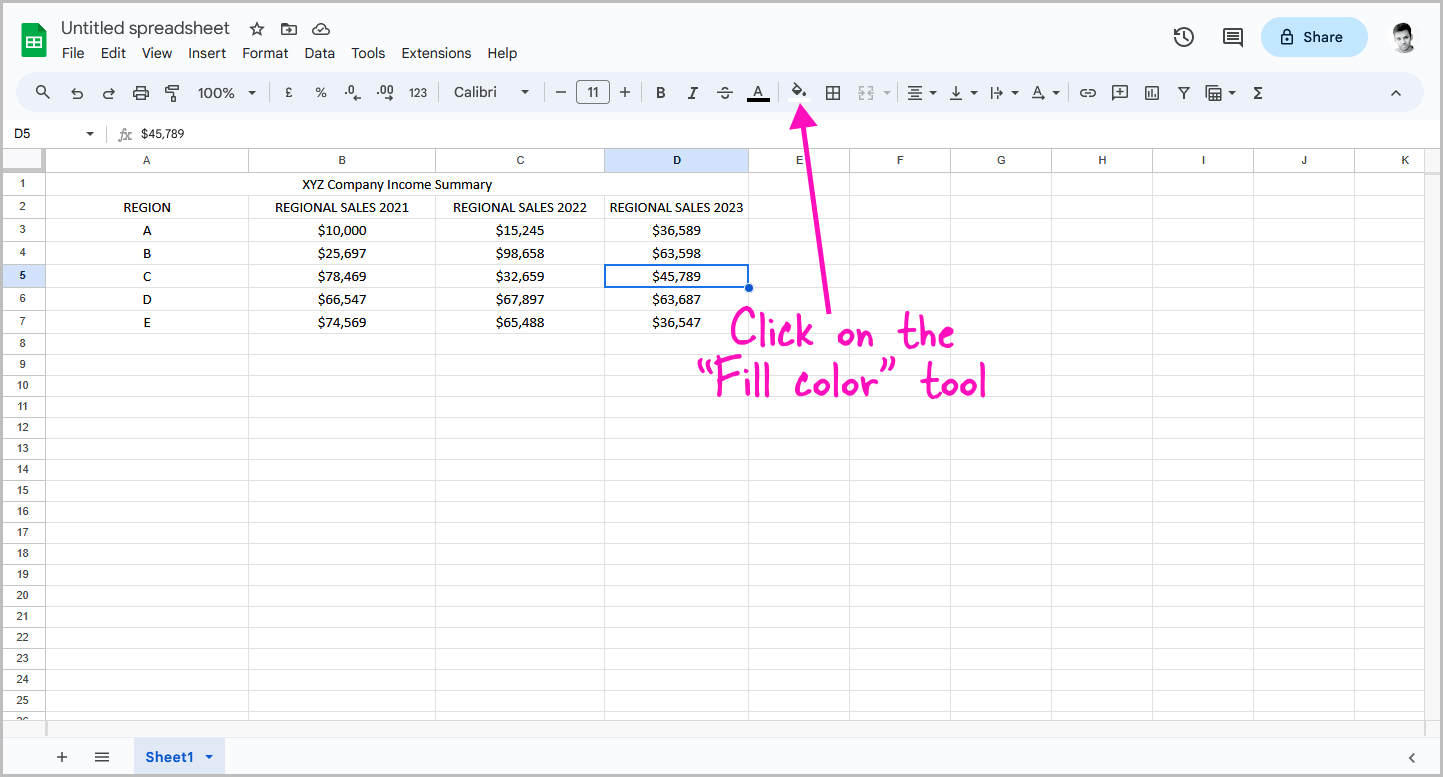 How to Highlight Text in Google Sheets