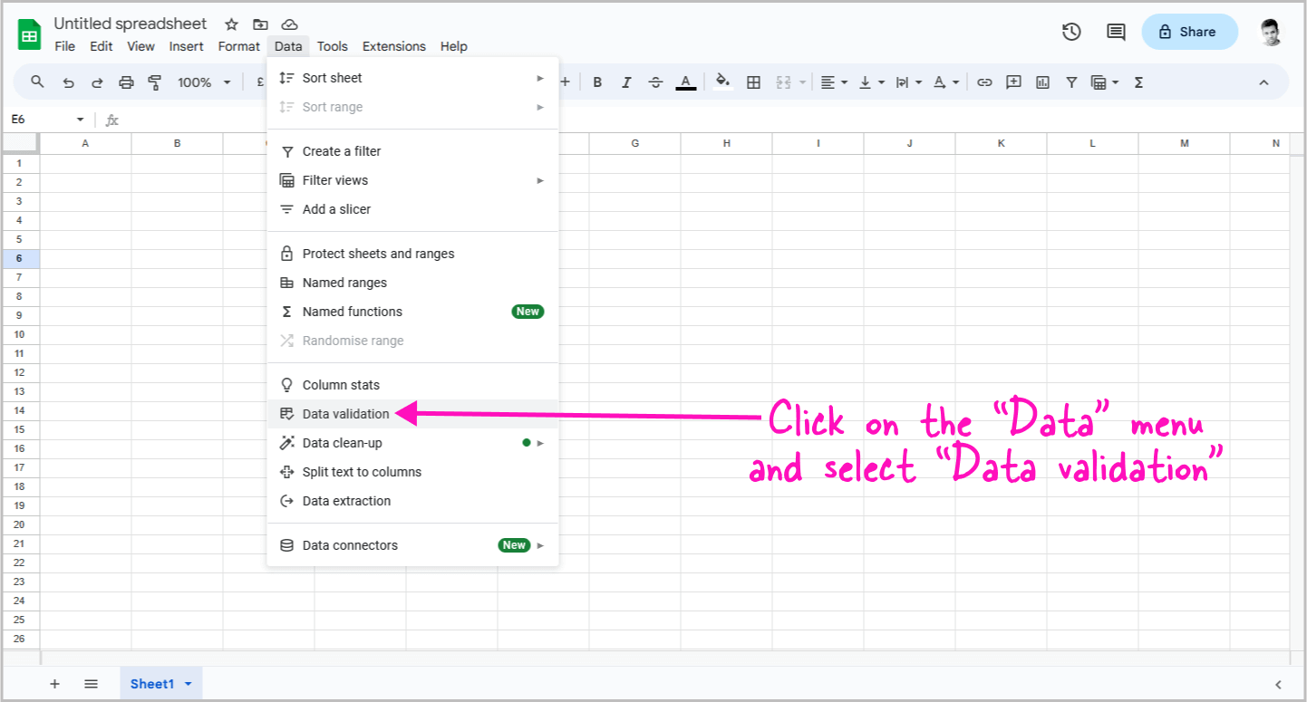 Google Sheets Date Picker Step-2 Google Sheets Date Picker