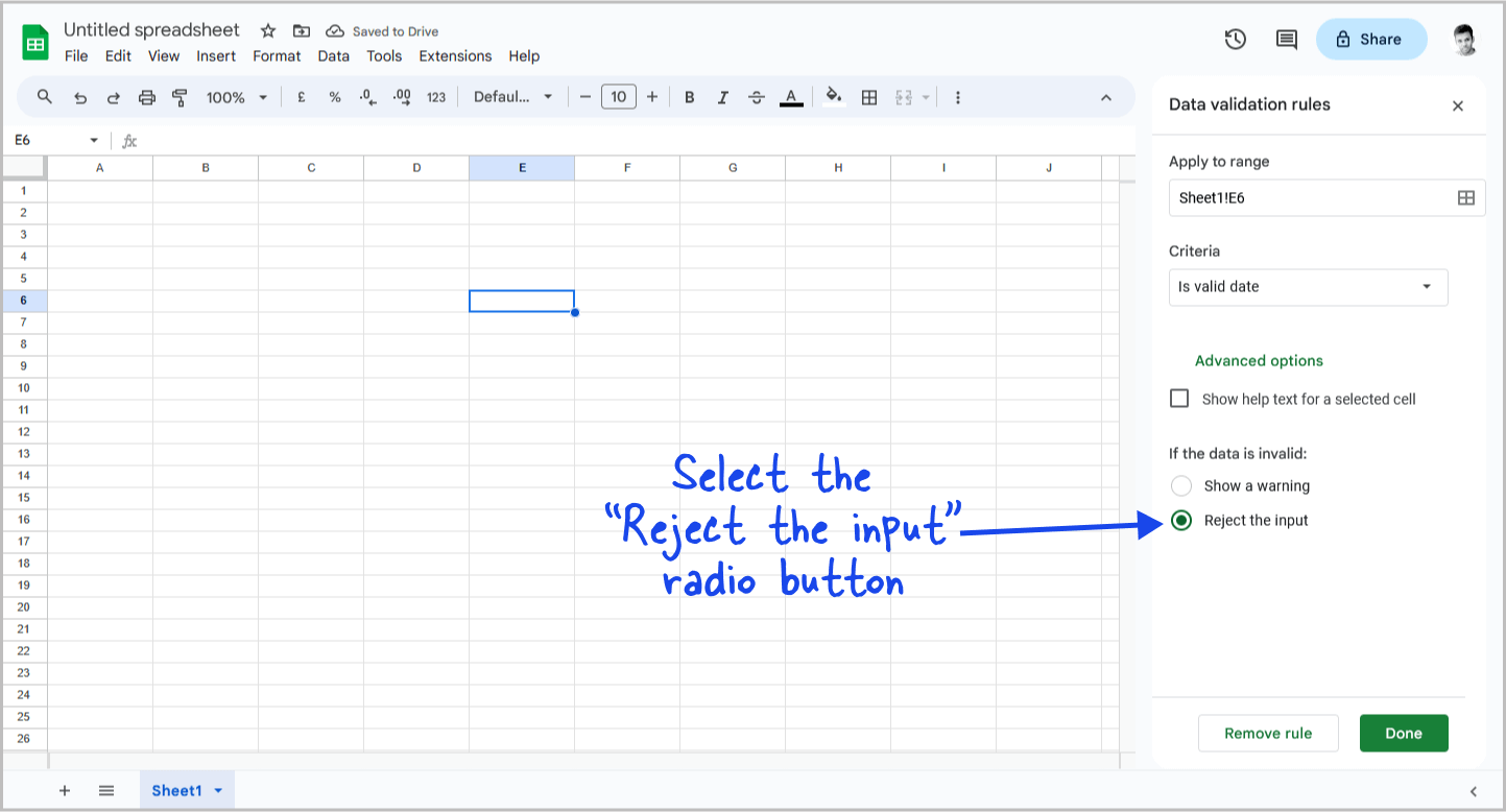 Google Sheets Date Picker Step-5 Google Sheets Date Picker