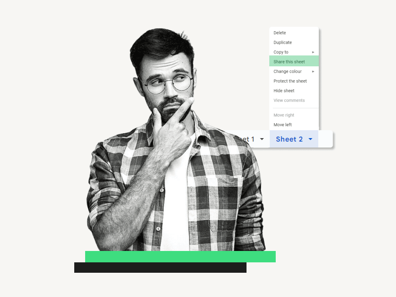 How to Share Only One Sheet in Google Sheets