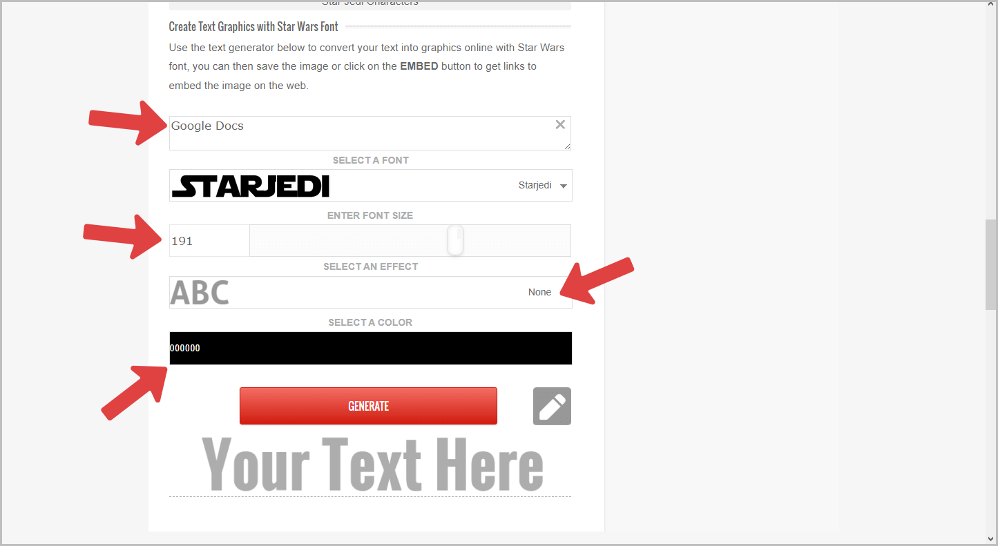 Star Wars Font Google Docs Step-2 Star Wars Font Google Docs