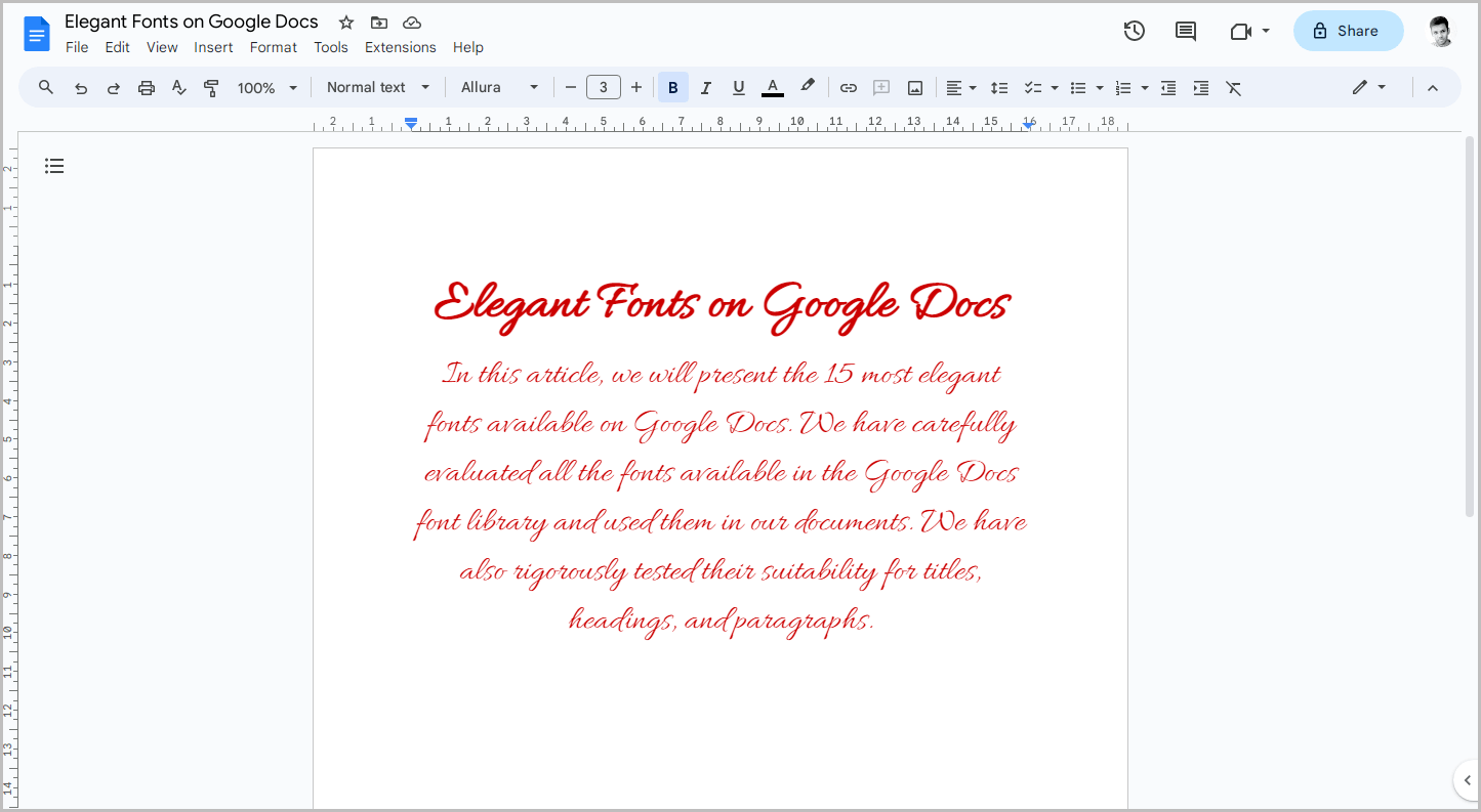 Elegant Fonts on Google Docs-6 Elegant Fonts on Google Docs