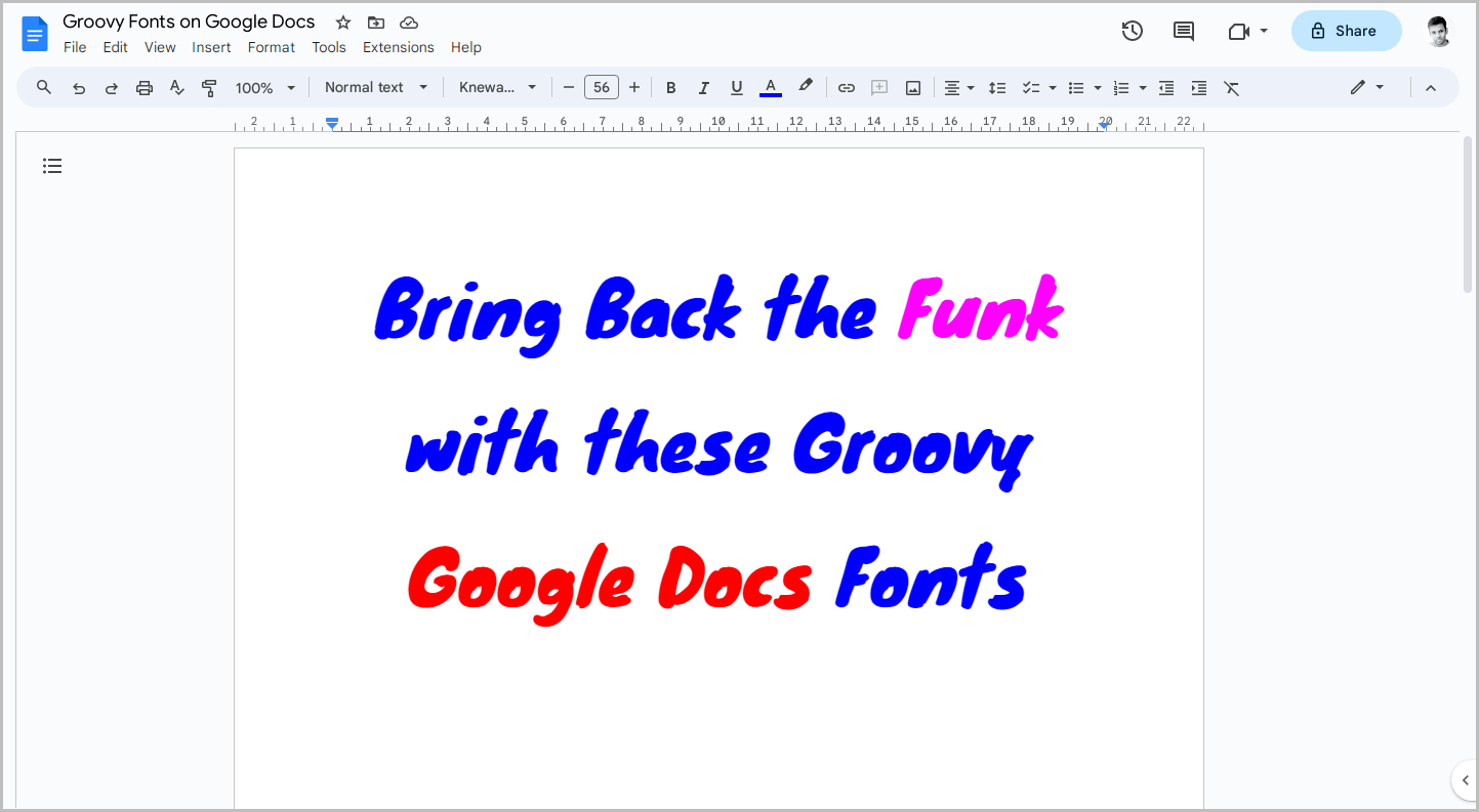 Groovy Fonts on Google Docs-12 Groovy Fonts on Google Docs