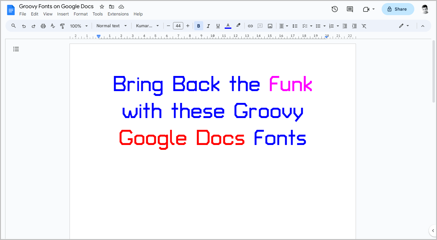 Groovy Fonts on Google Docs-3 Groovy Fonts on Google Docs