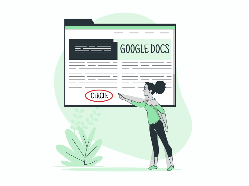 How to Circle a Word in Google Docs