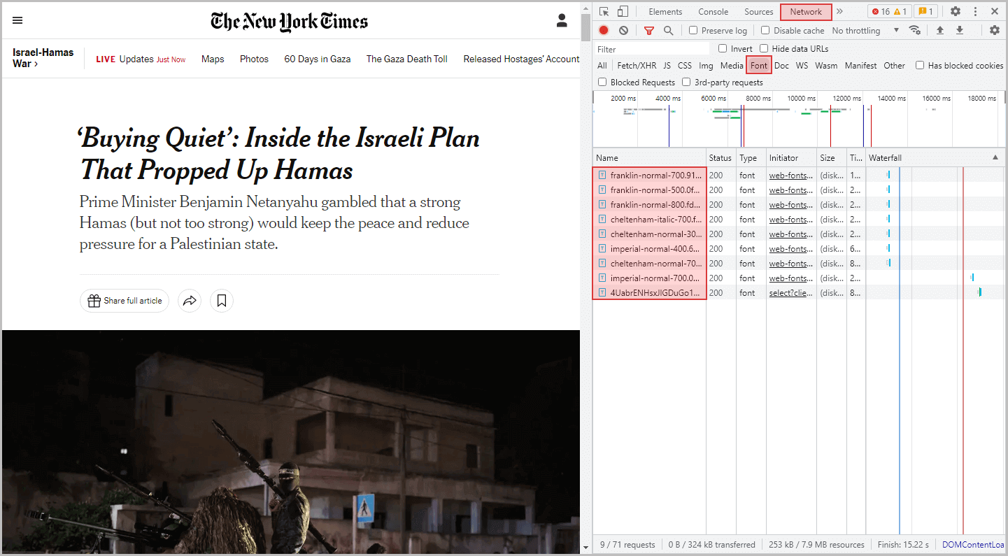 How to Find the Font Name for Any Website