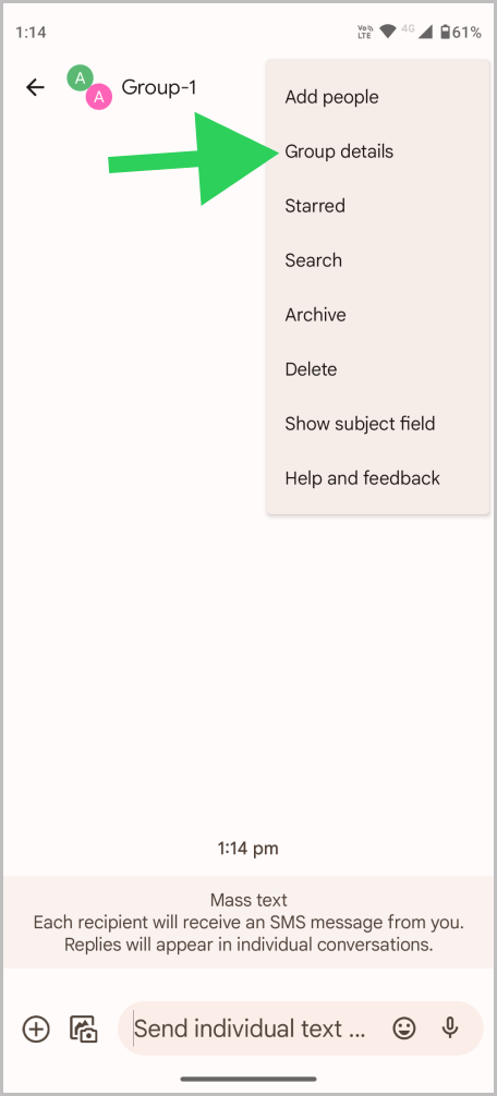 Mute Conversation in Google Messages