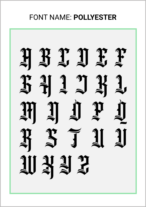 Pollyester Font Free Download