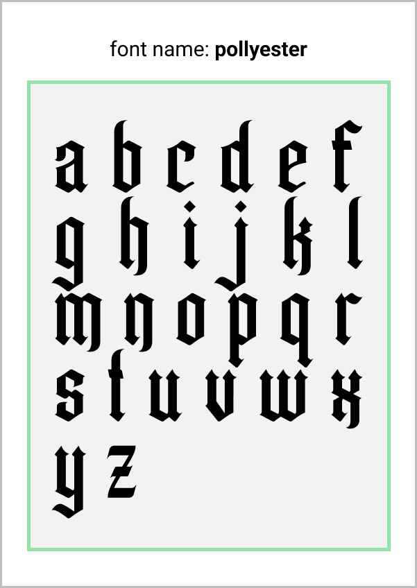 Pollyester Font Free Download