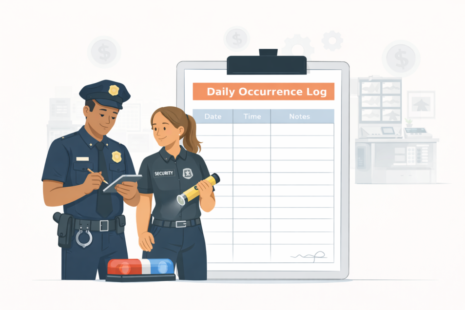 Free Printable Security Occurrence Logs